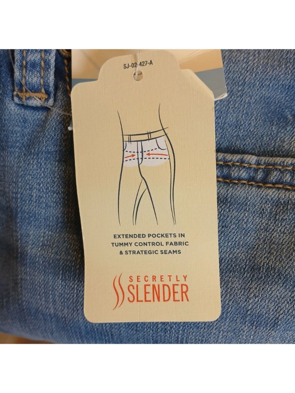 St. Johns Bay Straight Leg Womens Jeans 2P Short 26" Ins Denim New W/ Tags #I-8 - Picture 10 of 16